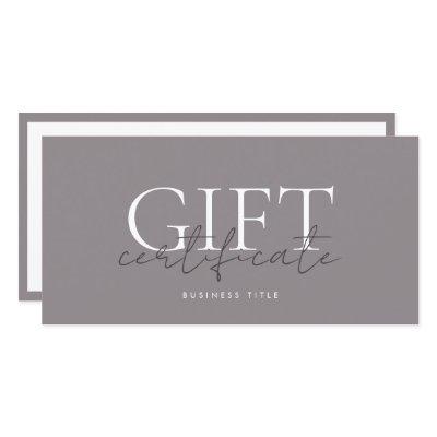 Printable Gift Card Template Easy To Customize