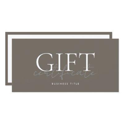 Printable Gift Card Template Easy To Customize
