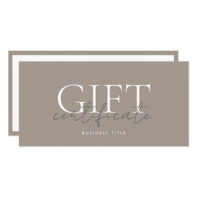Printable Gift Card Template Easy To Customize