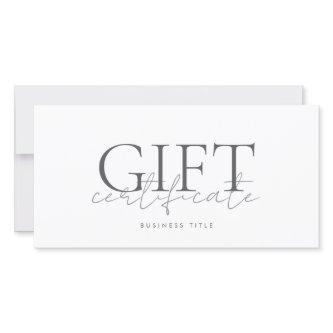 Printable Gift Card Template Easy To Customize