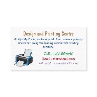 Printer cartoon illustration