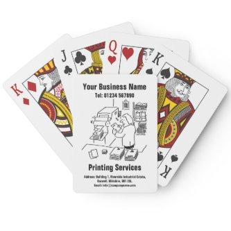 Printer or Printing Services Poker Cards