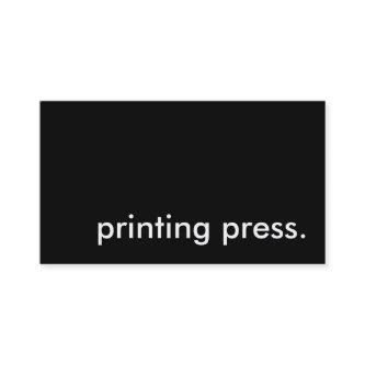 printing press.