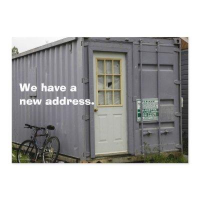 Private Change of Address Card: True Trailer Home Announcement