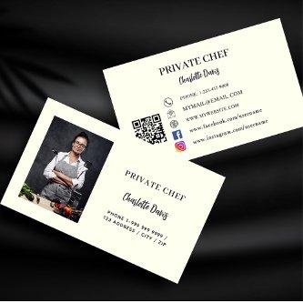 Private chef ivory photo catering QR code