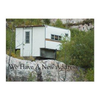 Private Funny Change of Address Card - Lost Camper