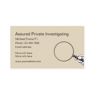 Private Investigator Design