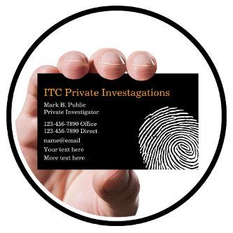 Private Investigator Fingerprint Theme