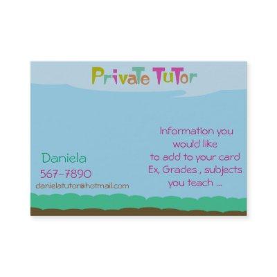 Private Tutor