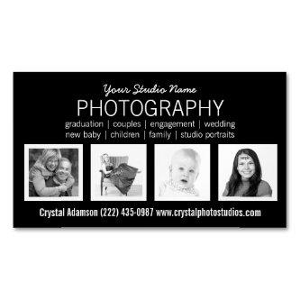 Pro Photographer with 4 Custom Sample Photos Magnetic