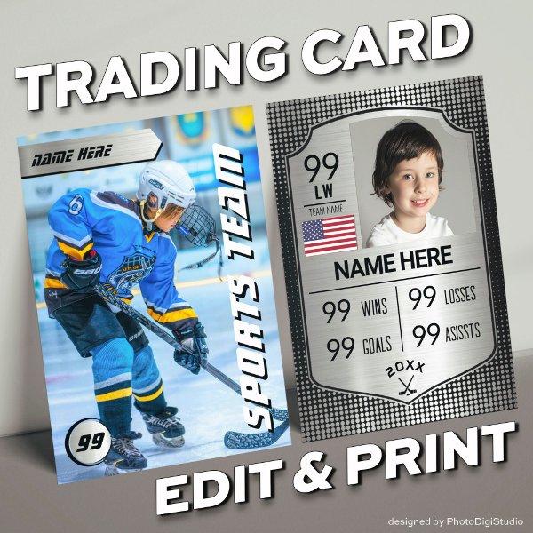Pro Shield Hockey Trading Card Hockey Player Card