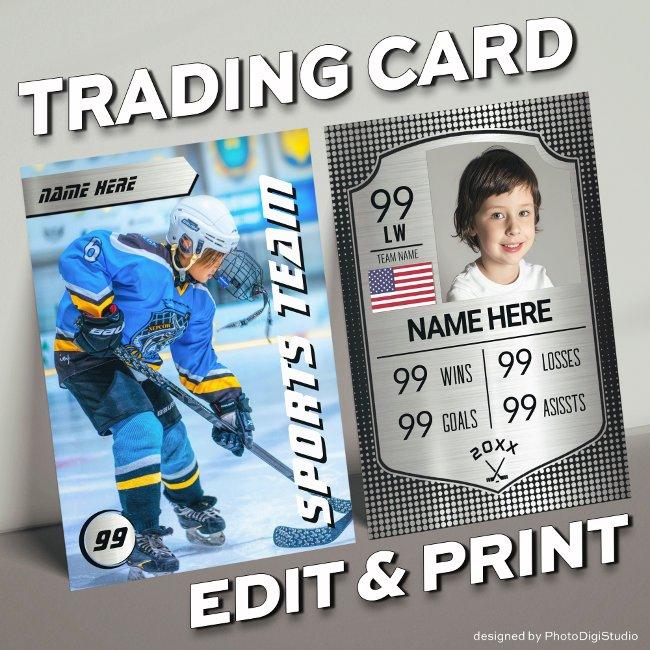 Pro Shield Hockey Trading Card Hockey Player Card