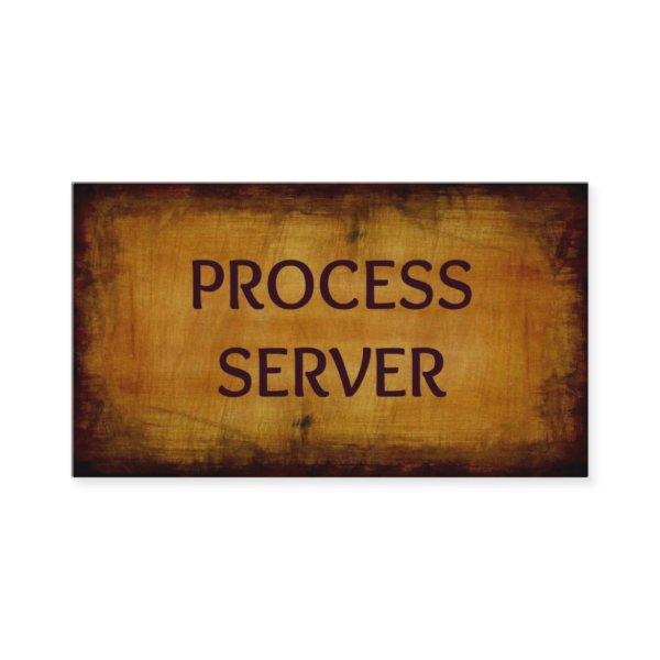 Process Server Antique