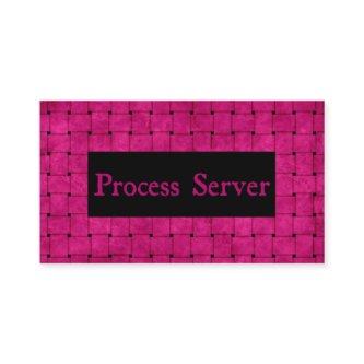 Process Server Pink Weaved