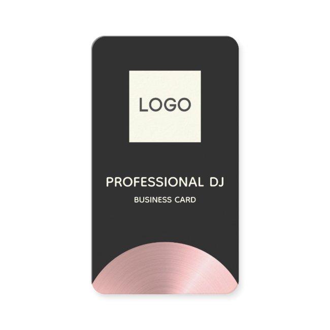 Professional 2020 DJ - Rose Gold Faux with Logo