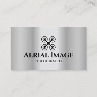 Professional Aerial Drone Photography Faux Metal