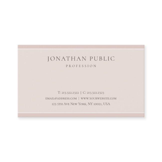 Professional Aesthetic Design Modern Simple Plain