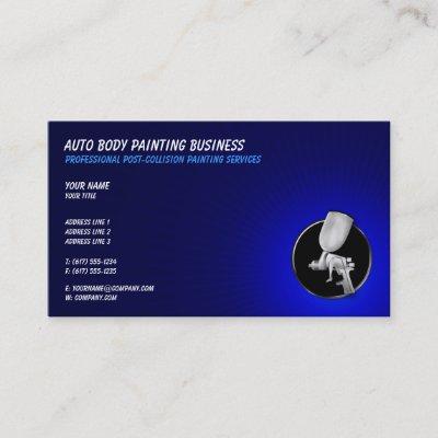 Professional Auto Body Painting |  Blue
