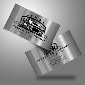 Professional Auto Detailing Logo Mobile Car Wash