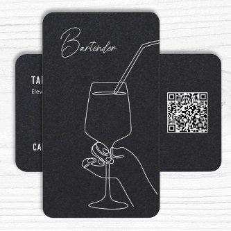 Professional Bartender  Custom QR
