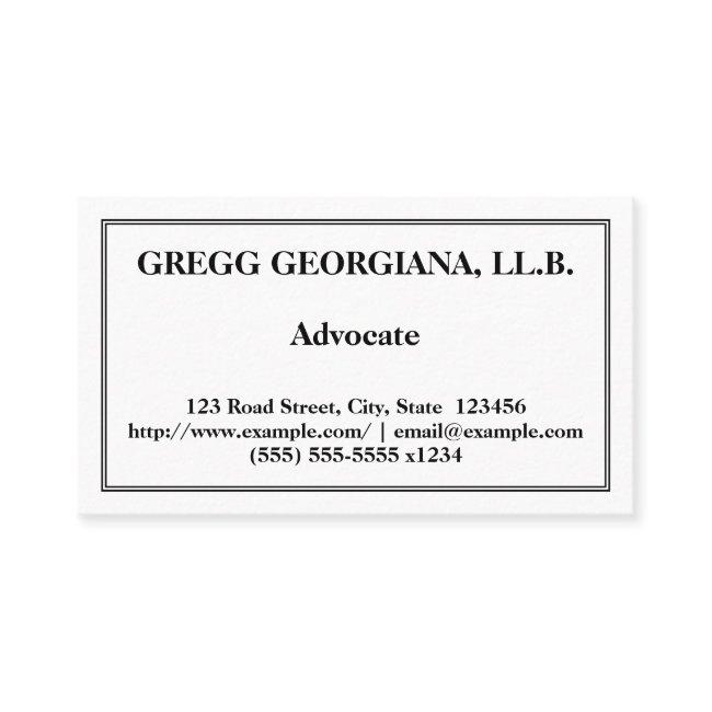 Professional & Basic Advocate