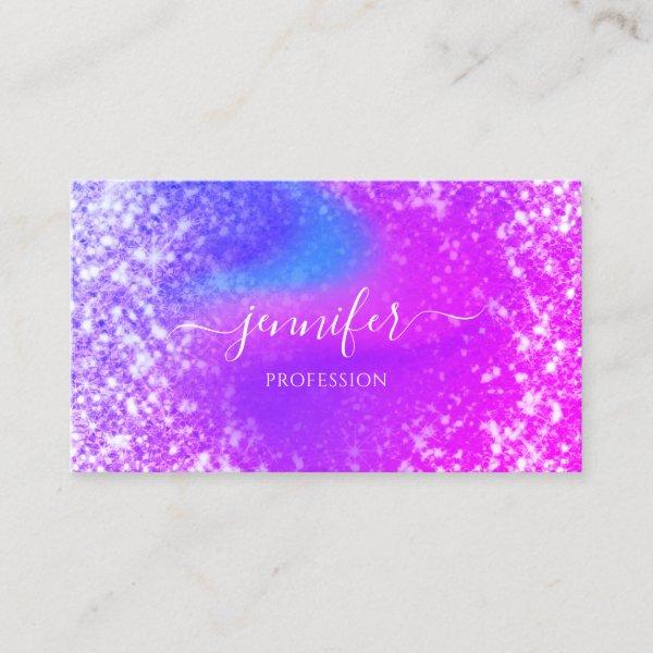 Professional Beauty Consulting Purple Glitter Pink