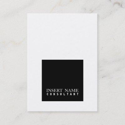 Professional Black and White Square Modern Simple
