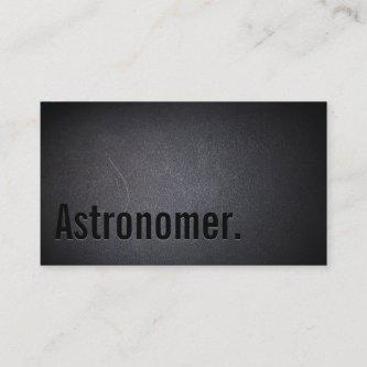 Professional Black Astronomer