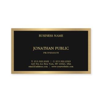 Professional Black Gold Modern Elegant Template