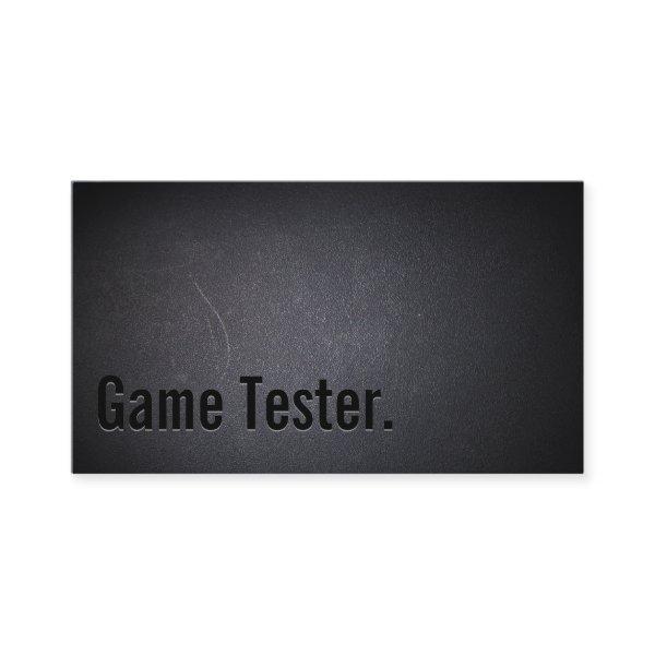 Professional Black Out Game Testing