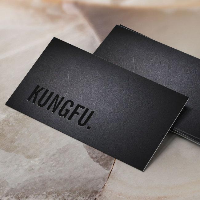 Professional Black Out Kungfu