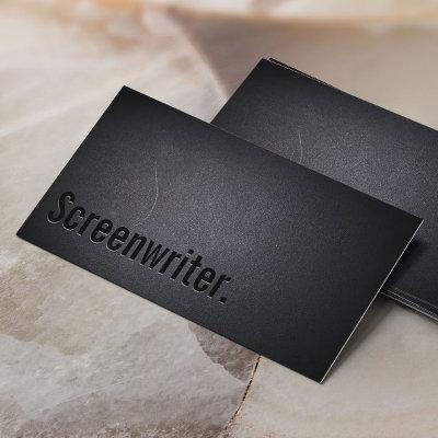 Professional Black Out Screenwriter