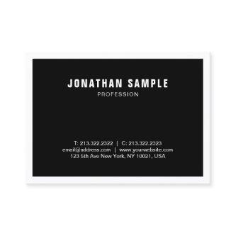 Professional Black White Modern Simple Elegant