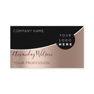 Professional Black White Unique  Logo
