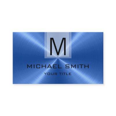 Professional Blue Stainless Steel Metal Monogram