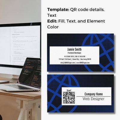 Professional Blue Web Designer