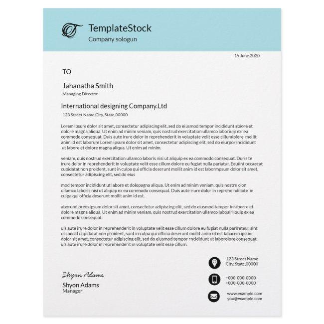 Professional Business Letterhead