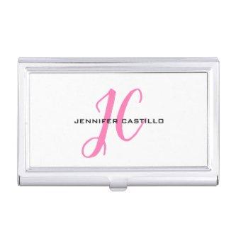 Professional Calligraphy Script Monogram Girly  Case