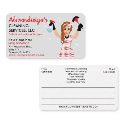 Professional Cartoon Cleaning/Janitorial