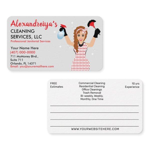 Professional Cartoon Cleaning/Janitorial