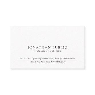 Professional Chic Simple Modern Design Plain
