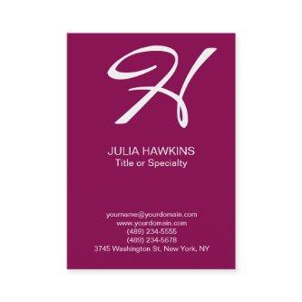 Professional chubby handwriting monogram