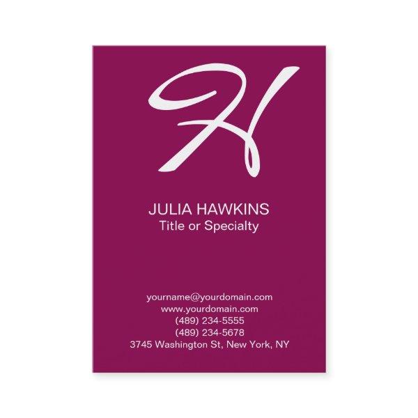 Professional chubby handwriting monogram