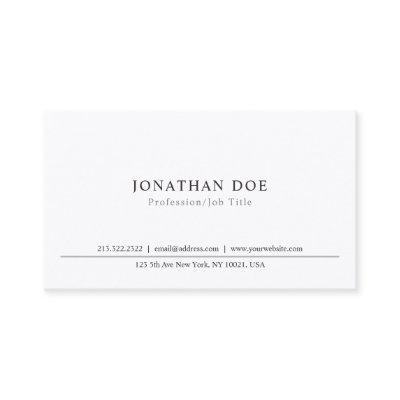 Professional Classic Elegant Minimalist Template