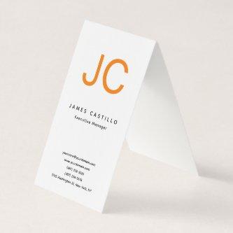 Professional Classical Monogram Minimalist Plain