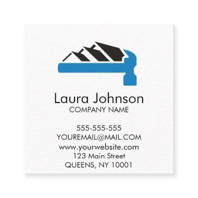 Professional Clean Custom Company Logo QR Code Calling Card