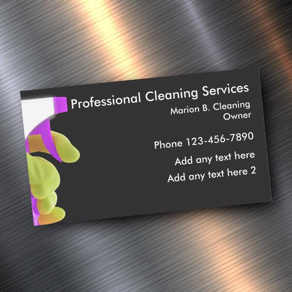 Professional Cleaning Service Magnetic Design Magnetic