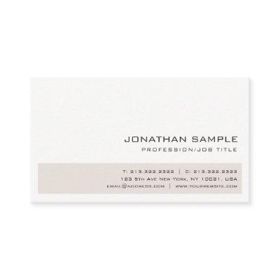 Professional Creative Elegant Colors Trendy Sleek
