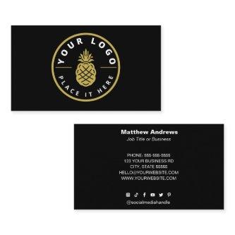 Professional Custom Logo Modern Black Social Media