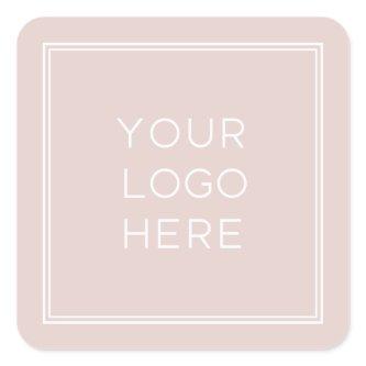 Professional Custom Logo | Simple and Minimalist Square Sticker